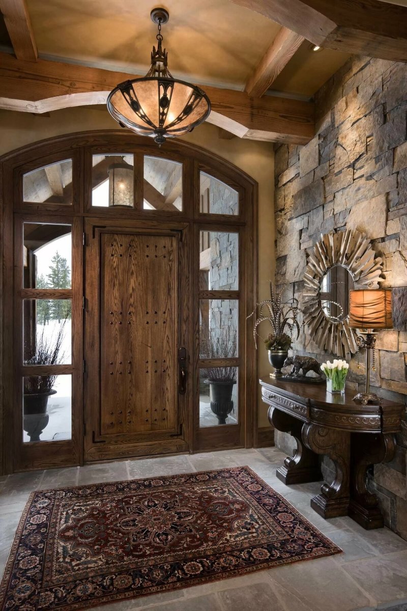 The interior of the hallway in a private house