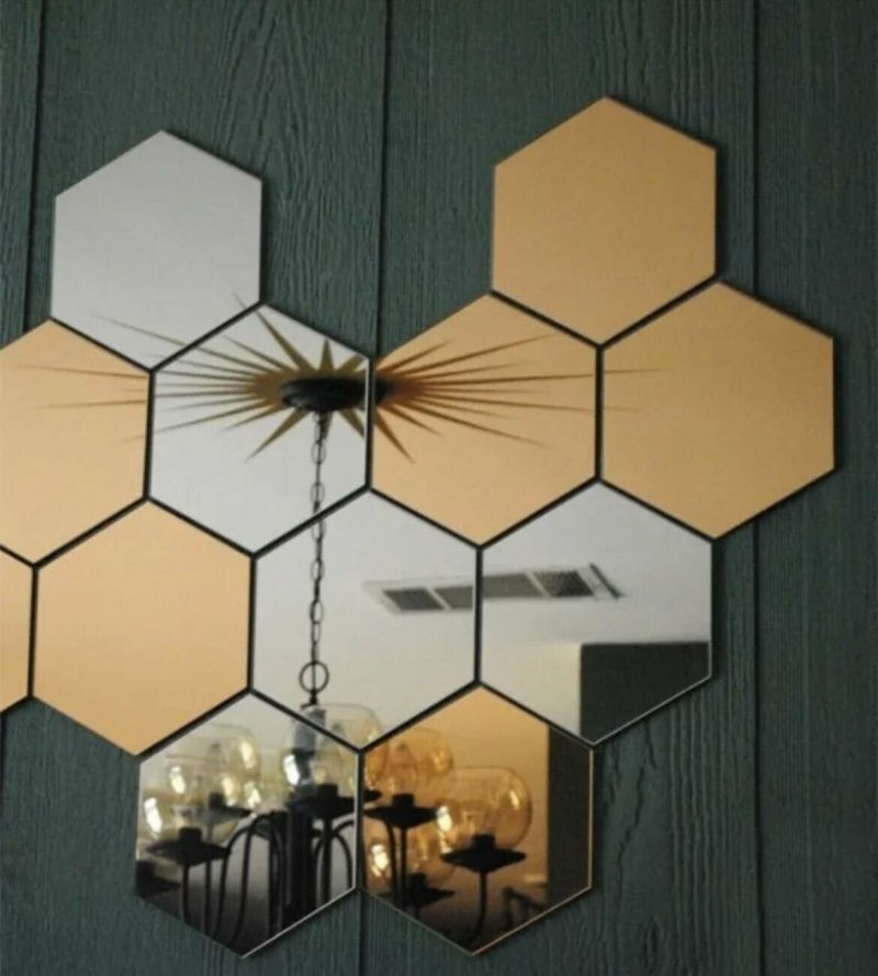 Mirror honeycombs in the interior