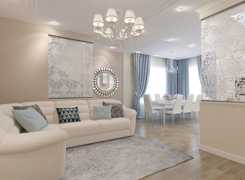 Interior at home in light colors