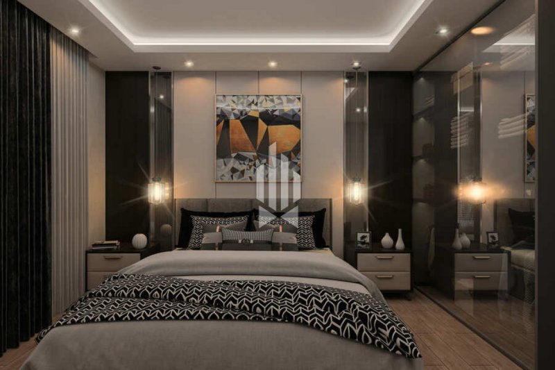 The interior of the bedroom 2023