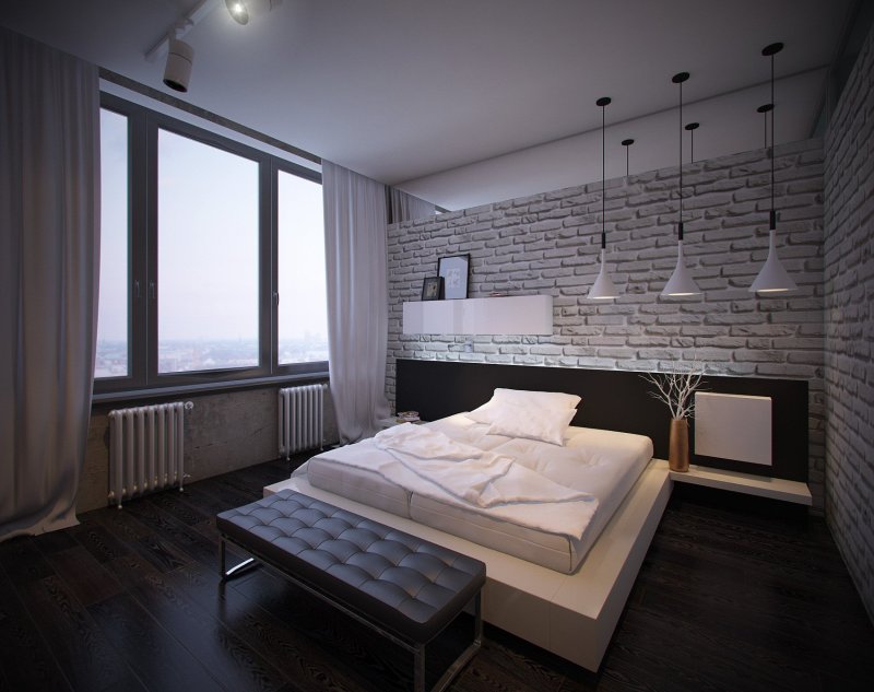 Loft -style bedroom