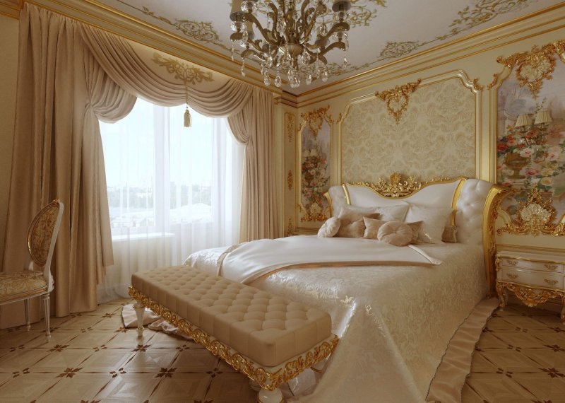 Baroque bedroom design