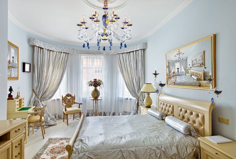 Bedroom interiors in a classic style