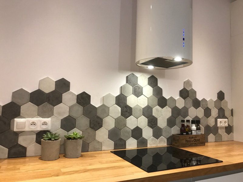 Hexagonal tiles of Kerama Marazzi