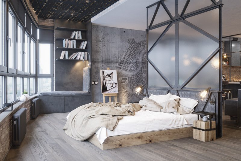 Loft style bed