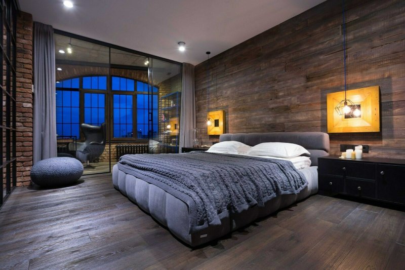 Loft -style bedroom