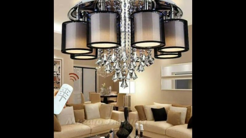 Ceiling chandeliers for the living room