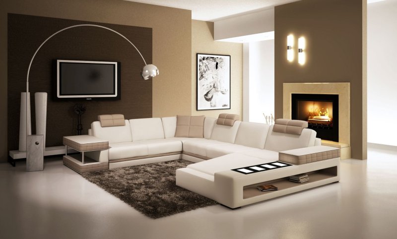 Living room sofas in a modern style