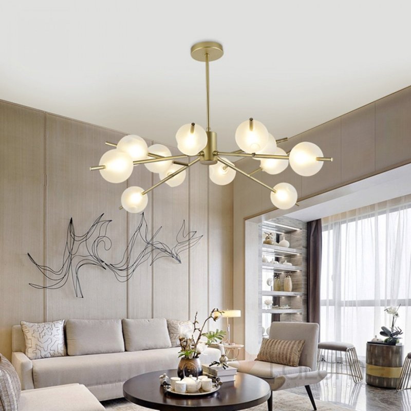 Ceiling chandeliers for the living room