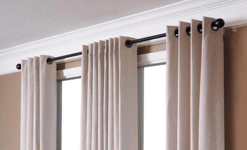 Types of cornices for curtains