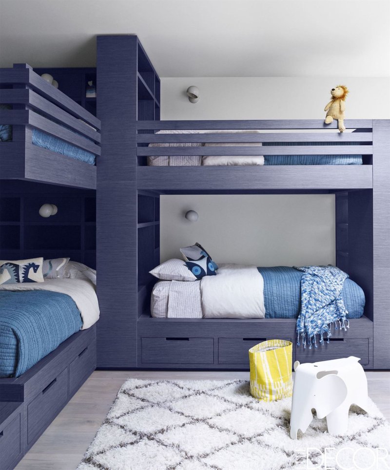 Children's for two heterogeneous ones with a bunk bed 20 sq.m