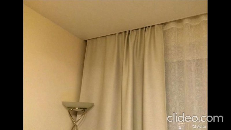 Ceiling cornice for curtains