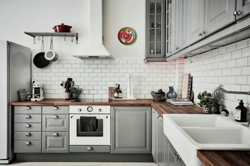 Scandinavian kitchen interior