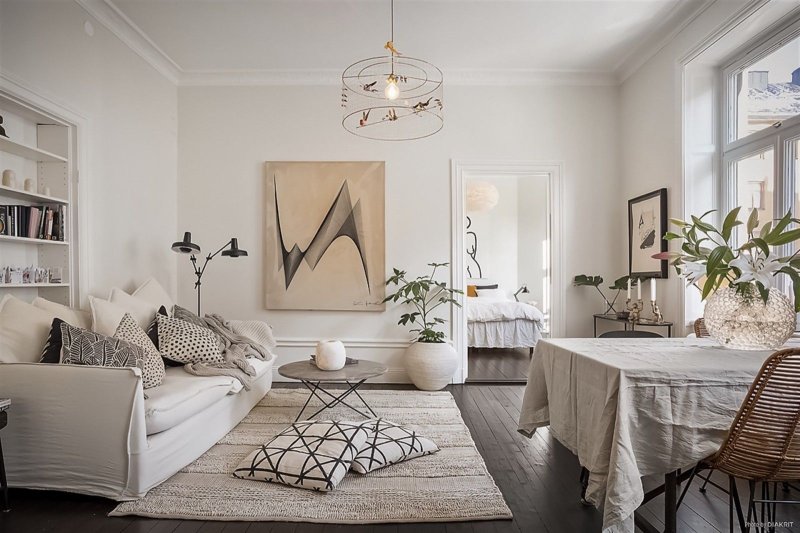 Modern Scandinavian style in the interior