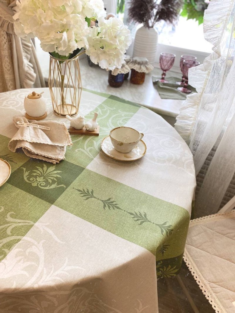 Natalie olive tablecloth 220*150