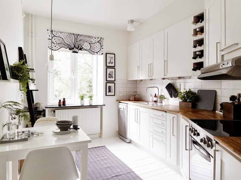 Scandinavian kitchen interior