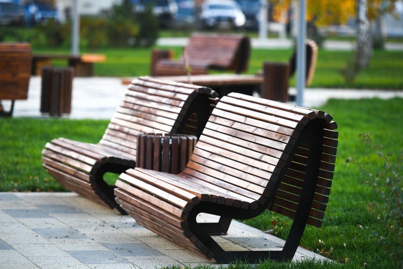 Park benches