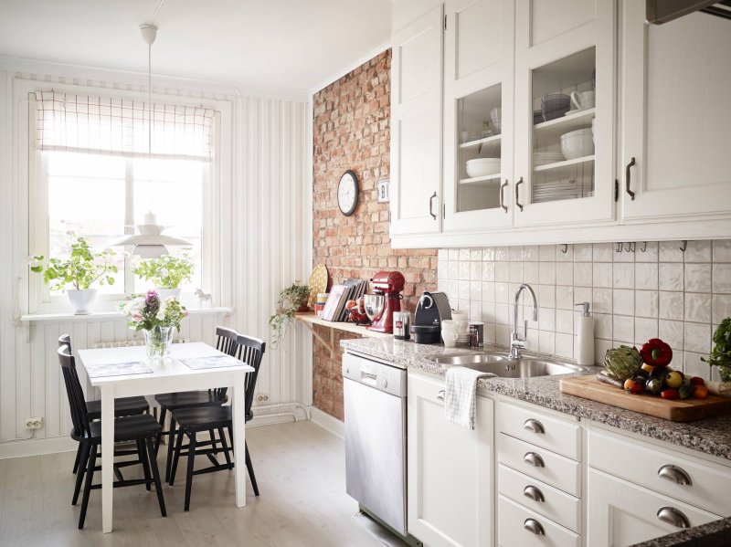 Scandinavian kitchen interior