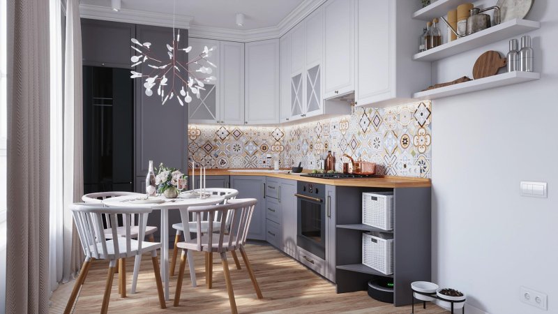 Scandinavian kitchen style