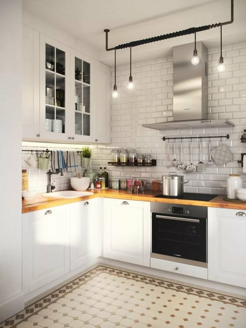 Scandinavian kitchen interior