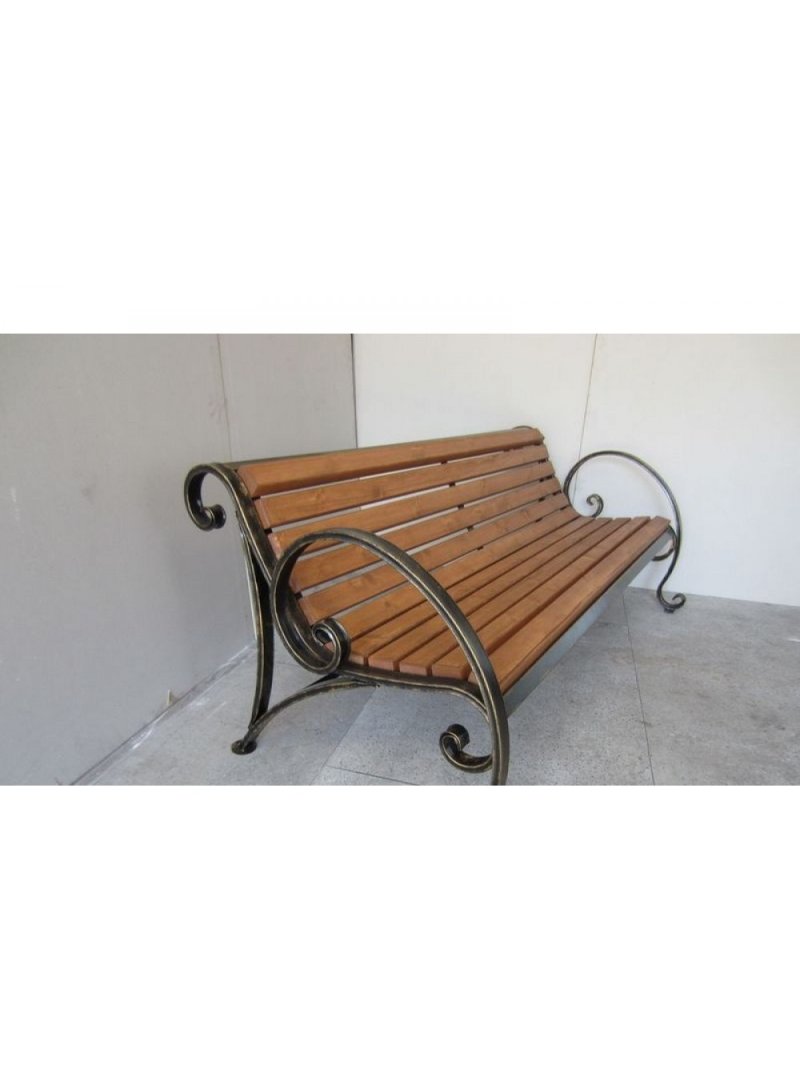 Metal bench