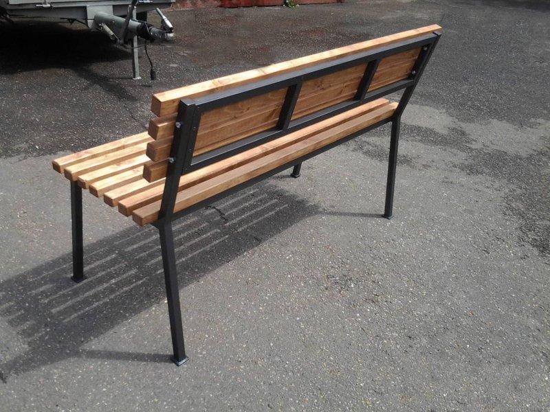 Metal bench