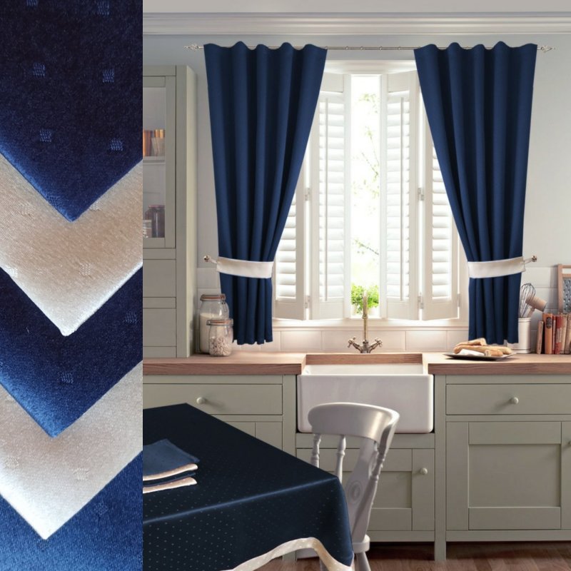 Curtains for the kitchen in modern style