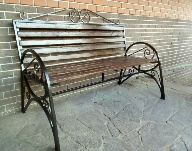 Garden bench cold forging