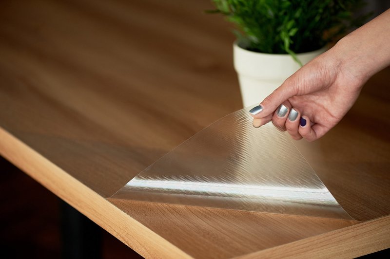 Glass on the countertop