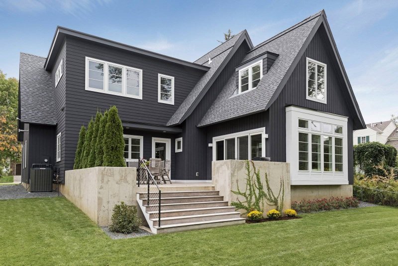 House Black Siding