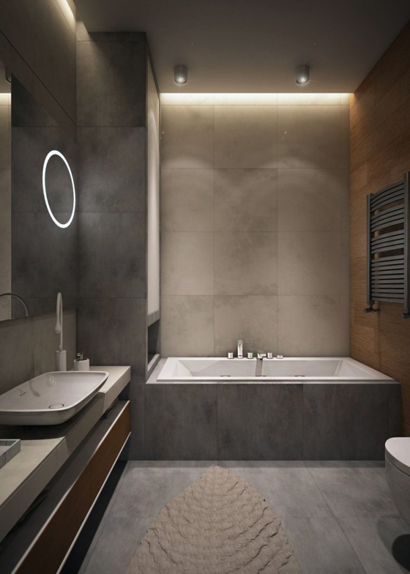 Bathroom in the style of minimalism