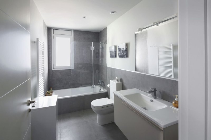 Bathroom design gray