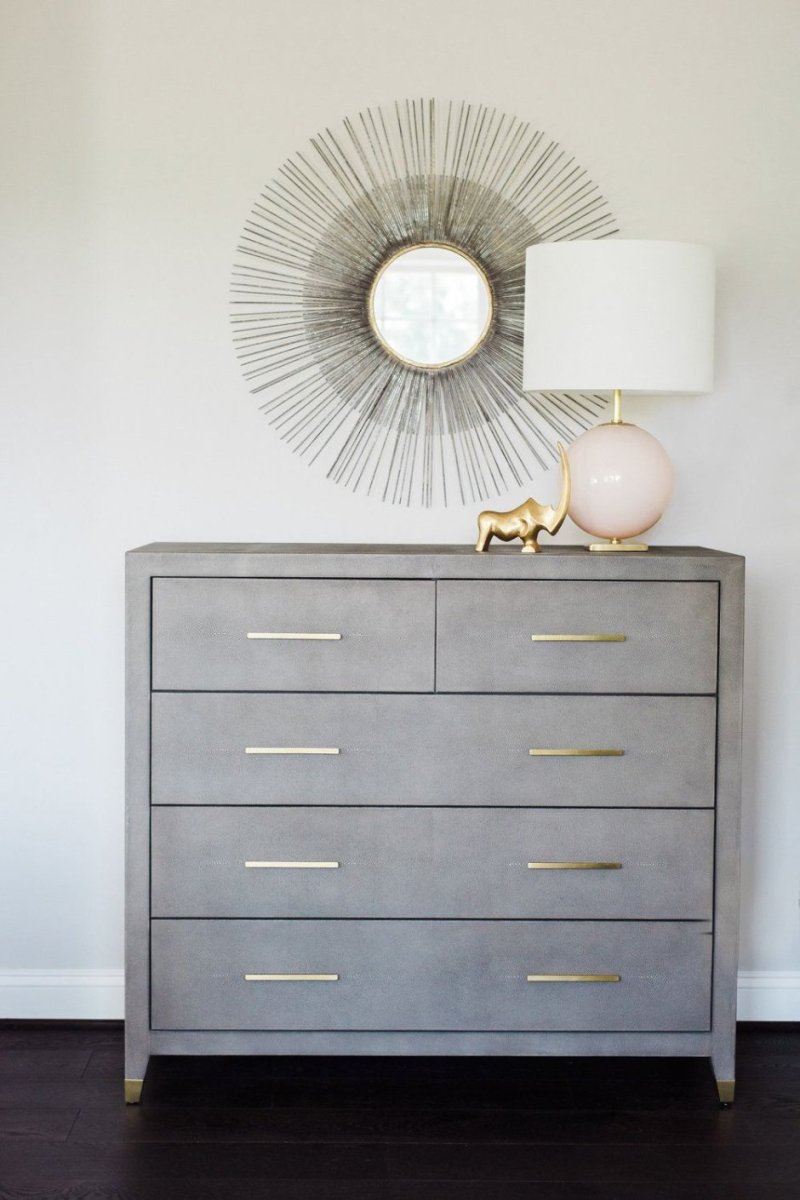 Gray dresser