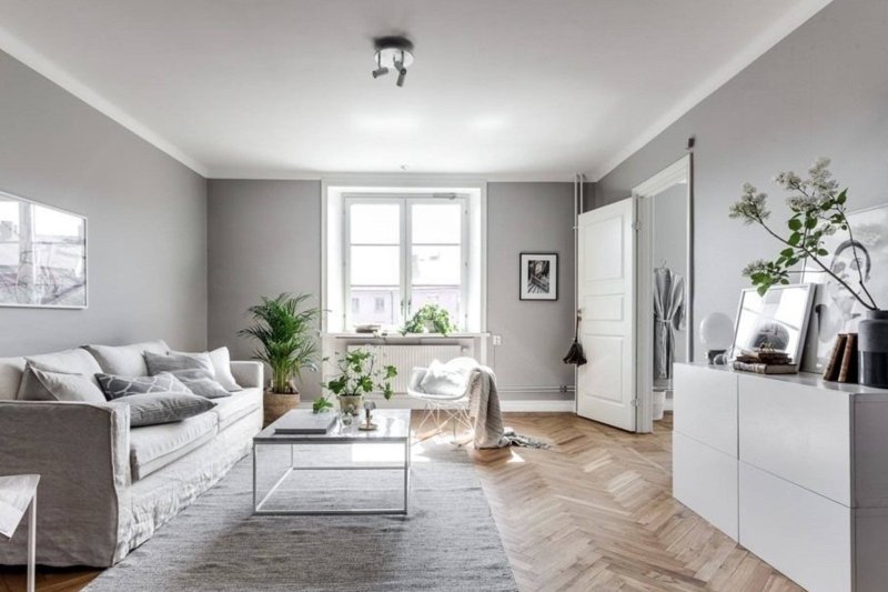 Light gray walls