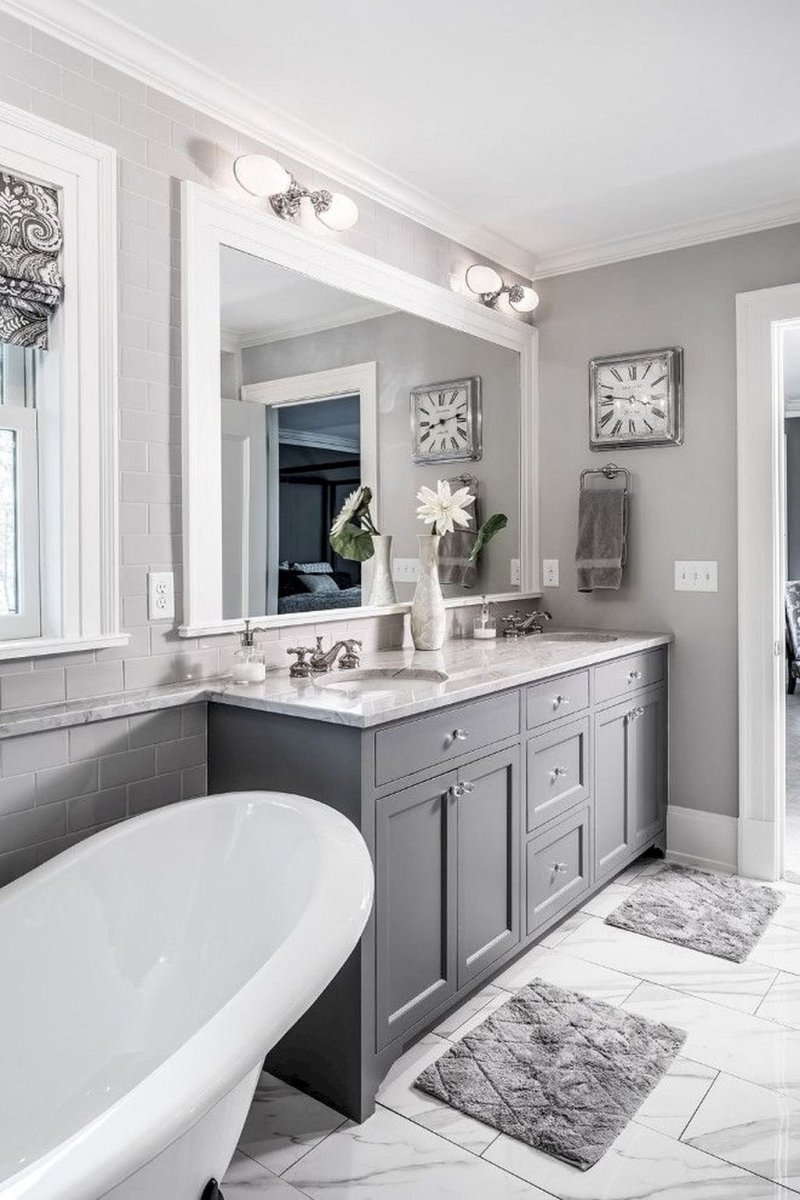 Bathroom furniture gray