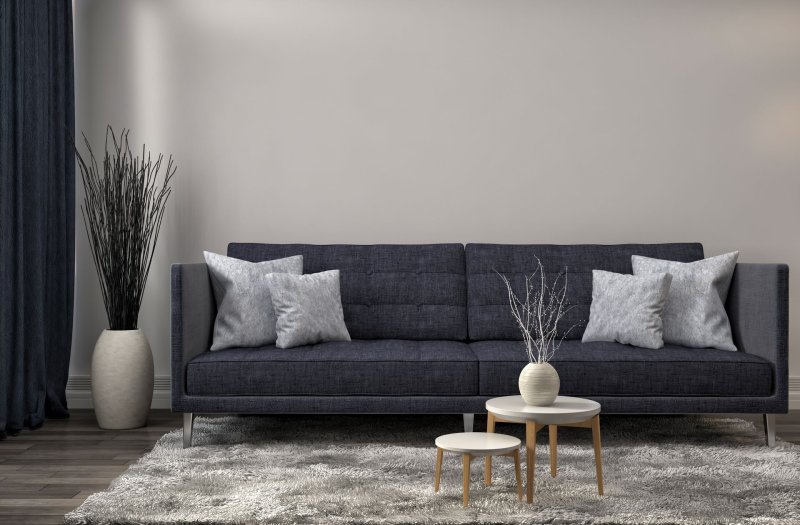 Gray sofa