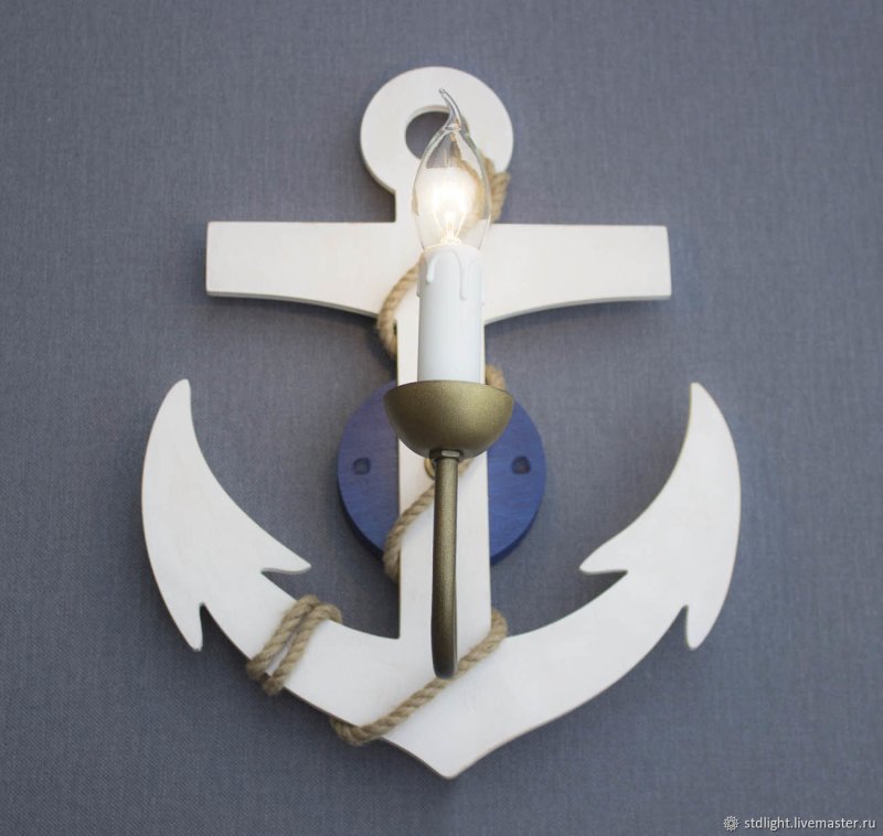 The anchor is decorative