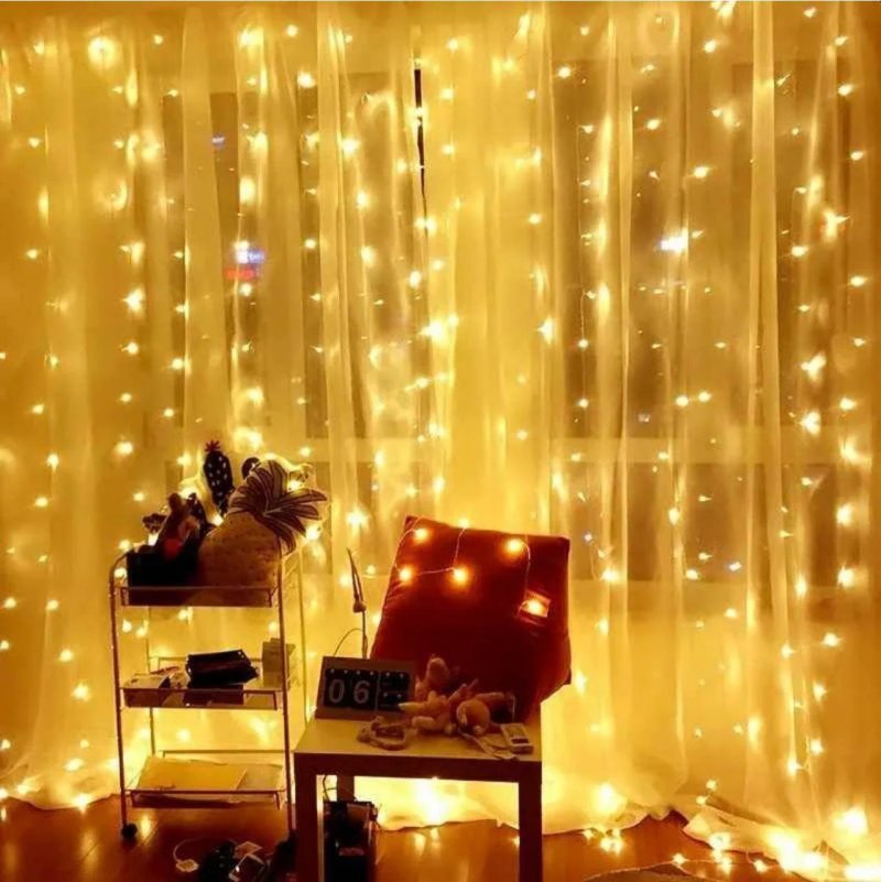 LED garland of the curtain