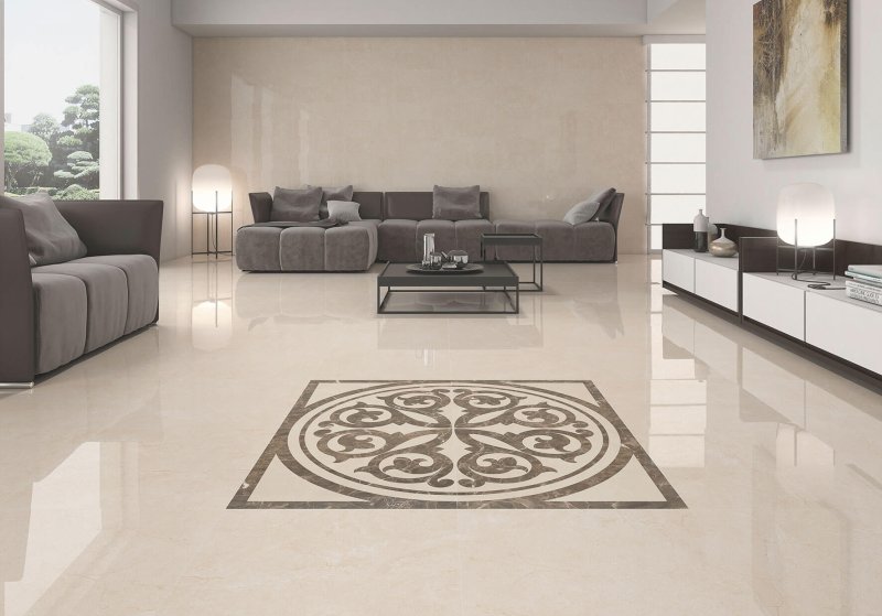 Calacatta roseton 45x45 tiles