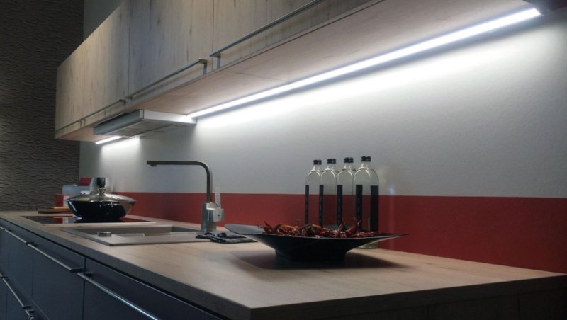 LED cabinets backlight for kitchen