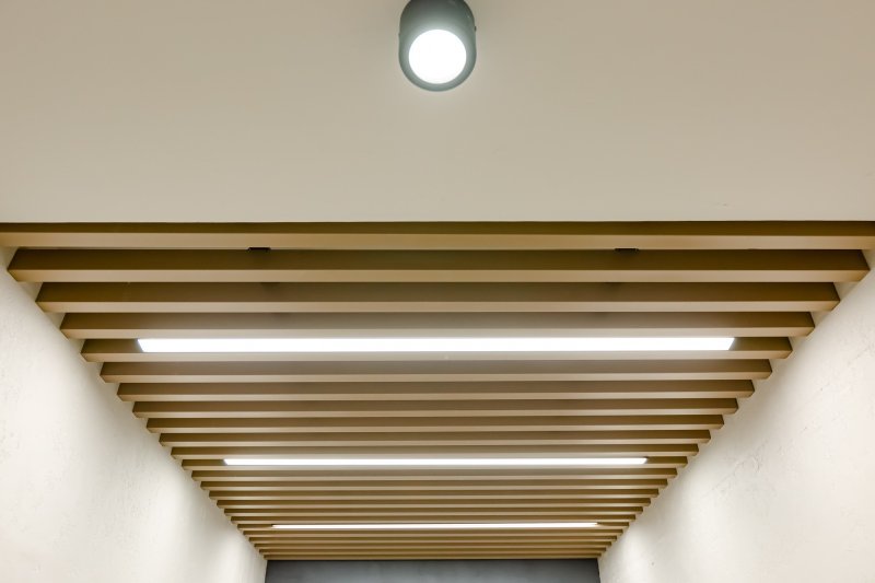 Cubated rack ceiling