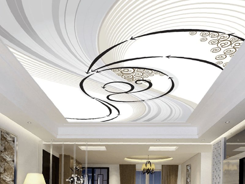 Gypsum plasterboard design for Hall