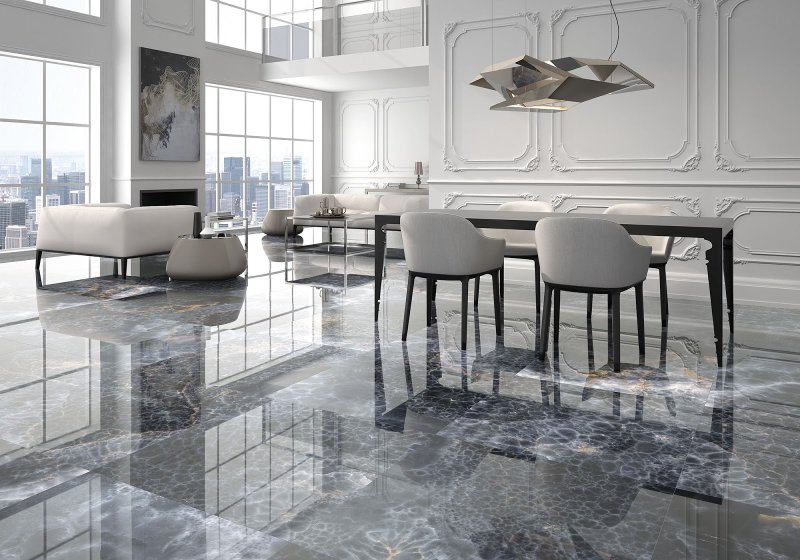 Marble tiles