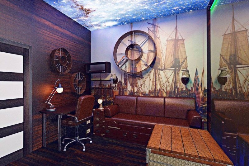 Marine style room design