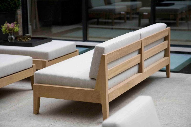 Wooden sofa