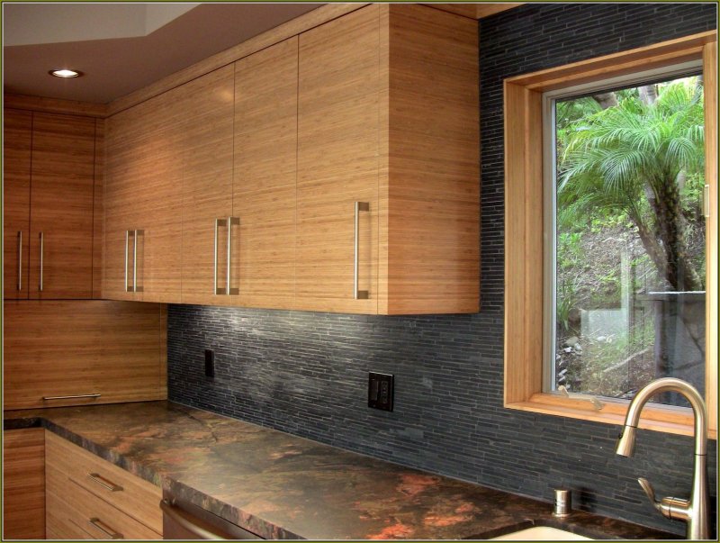 Kitchen trim under a tree