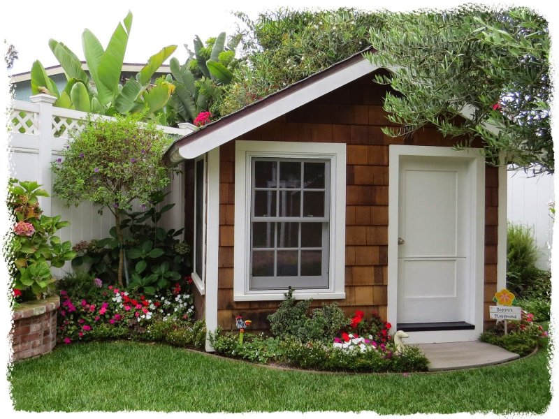 Beautiful shed for a summer residence