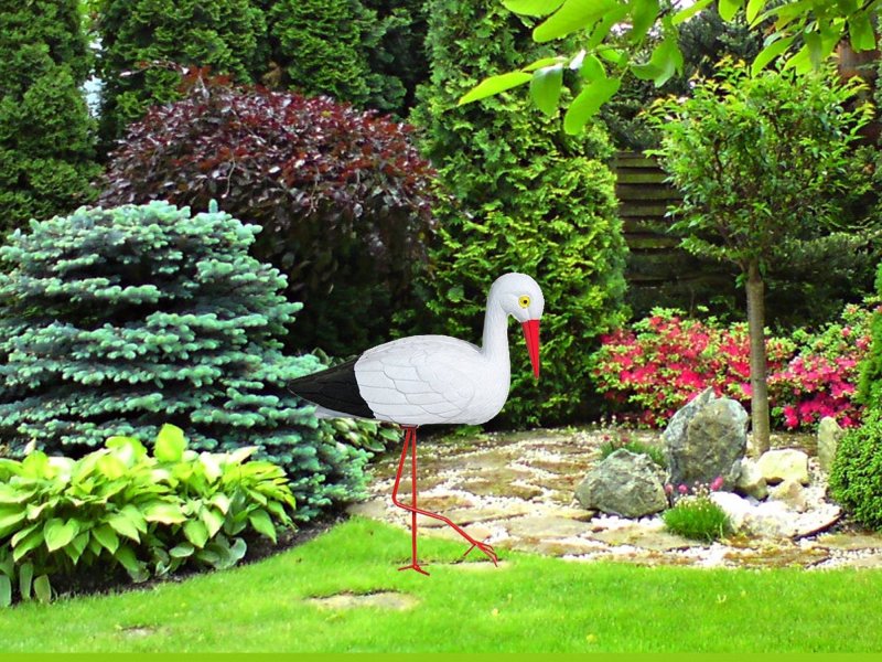 Garden figure Park Stork 4767