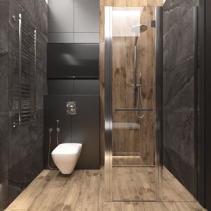 Shower design of the interior