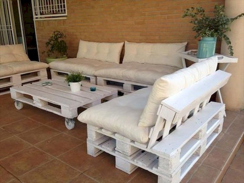 From pallets furniture